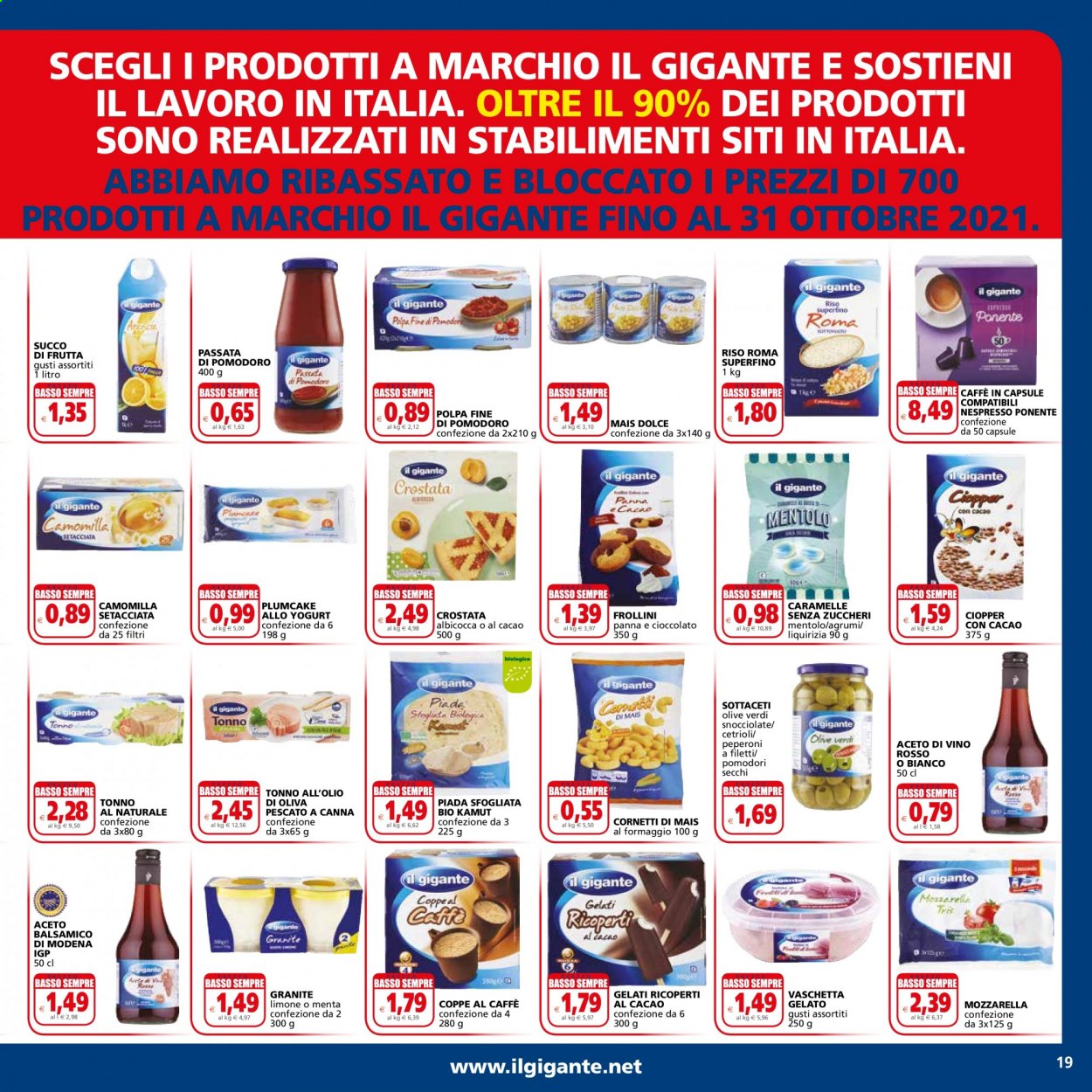 Volantino Il Gigante - 5/8/2021 - 18/8/2021. Pagina 19