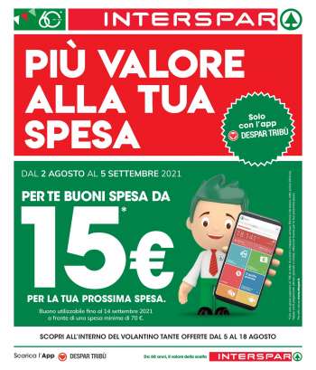 Volantino Interspar - 5.8.2021 - 18.8.2021.