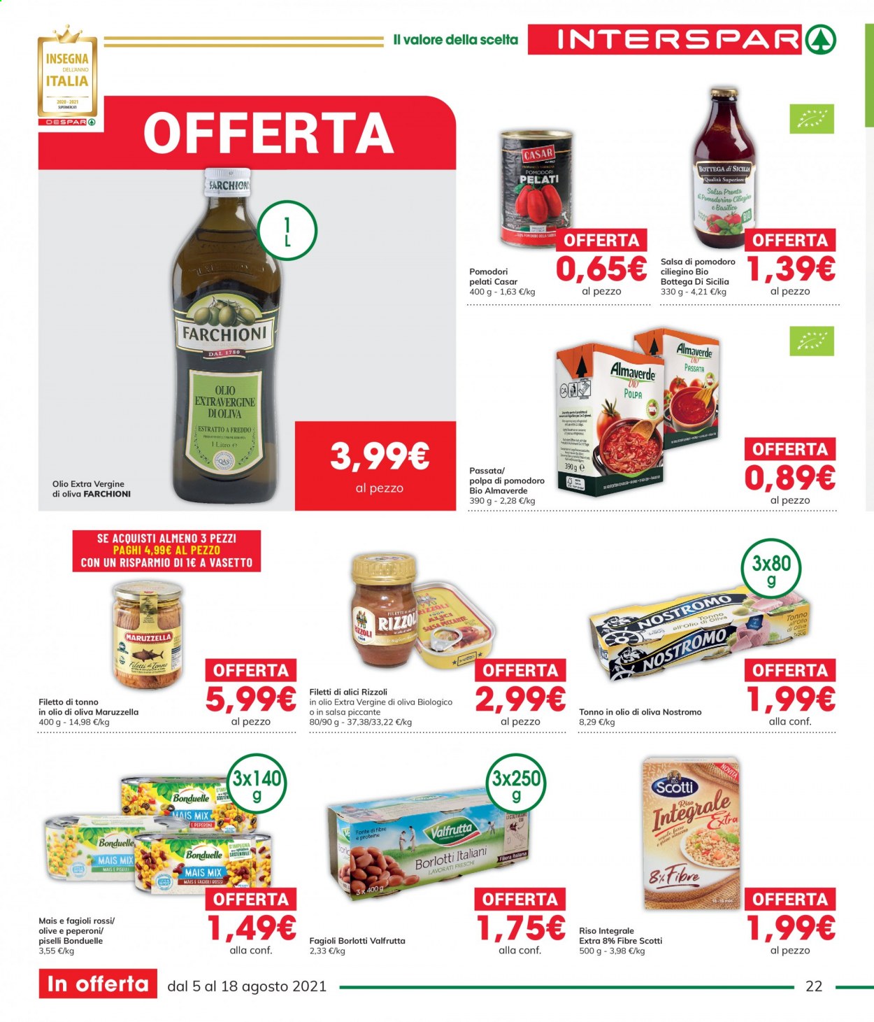 Volantino Interspar - 5/8/2021 - 18/8/2021. Pagina 22