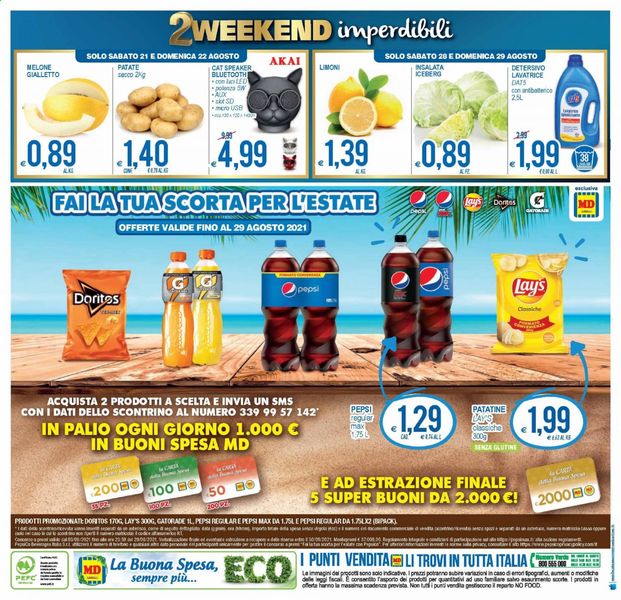 Volantino MD Discount - 17/8/2021 - 29/8/2021. Pagina 23