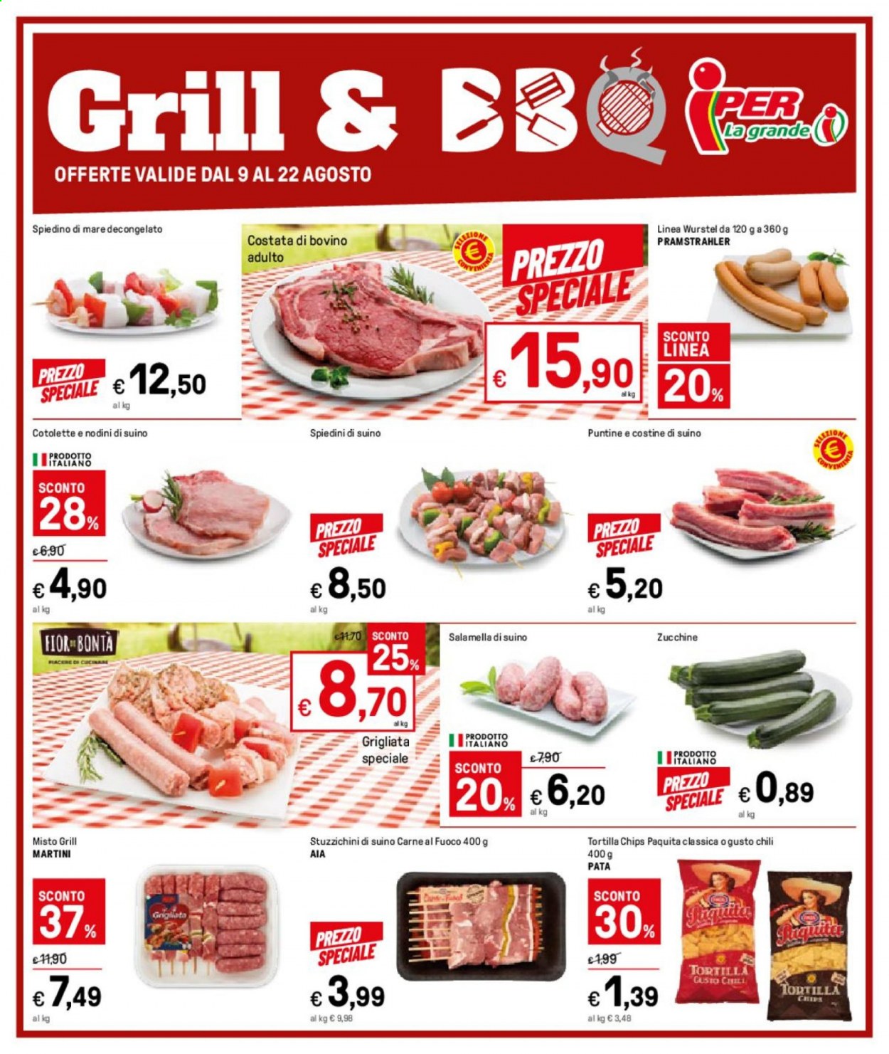 Volantino Iper, La grande i - 9/8/2021 - 22/8/2021. Pagina 1