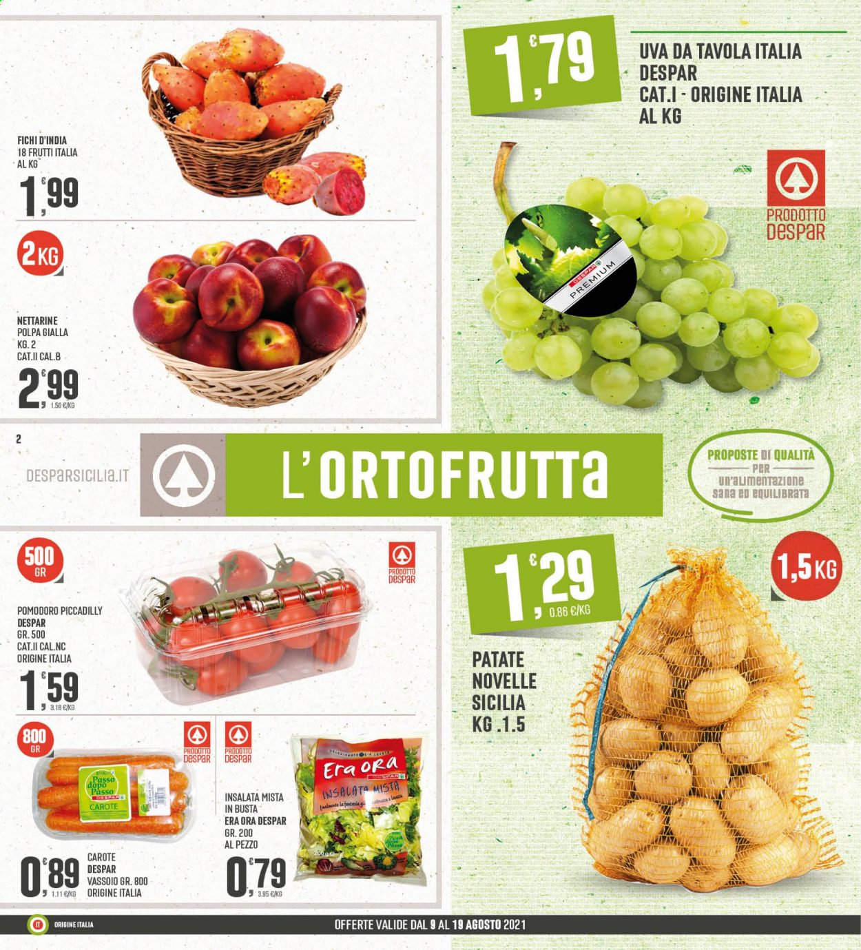 Volantino Eurospar - 9/8/2021 - 19/8/2021. Pagina 2