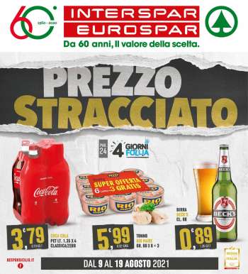 Volantino Interspar - 9.8.2021 - 19.8.2021.