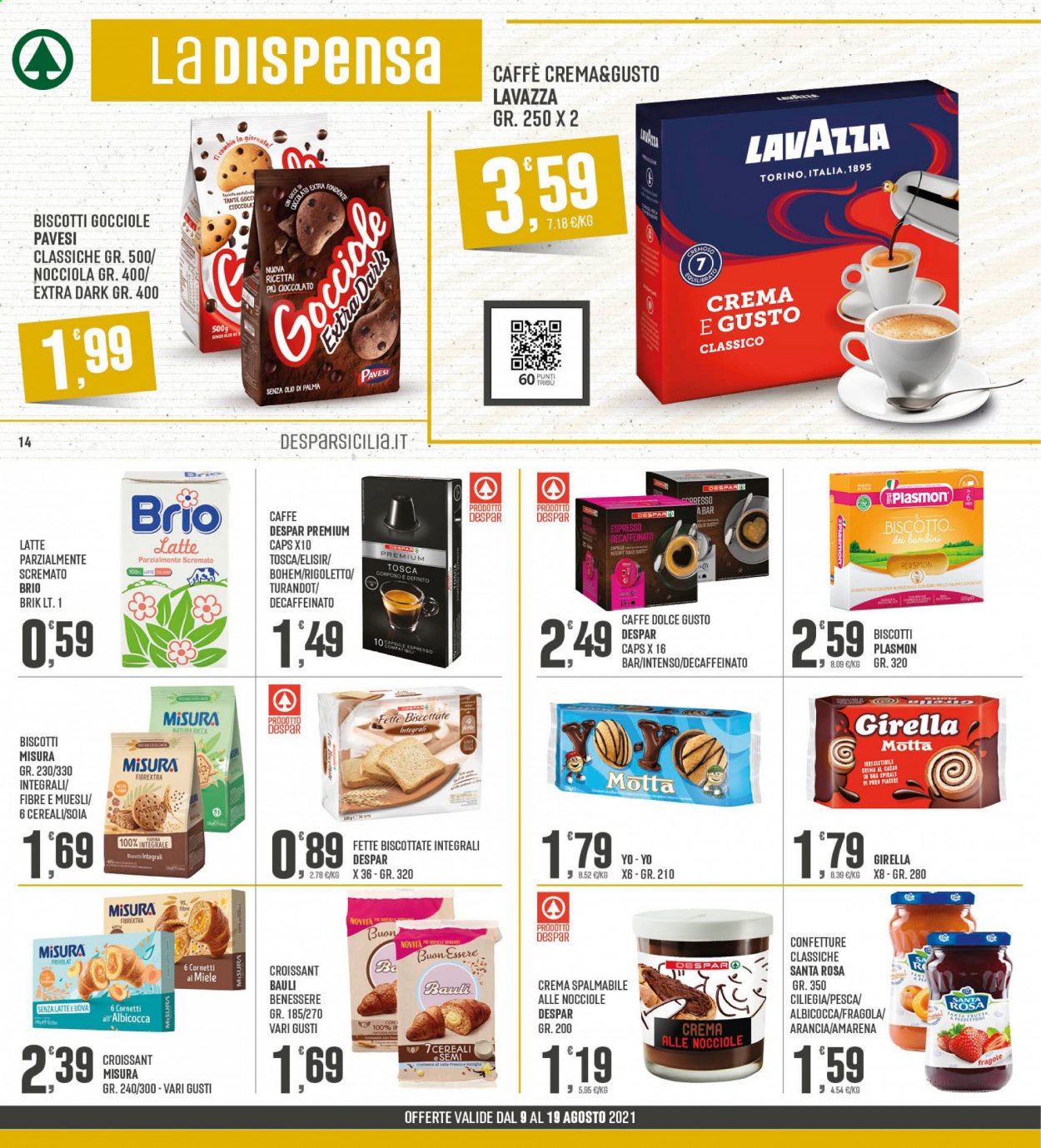 Volantino Eurospar - 9/8/2021 - 19/8/2021. Pagina 14
