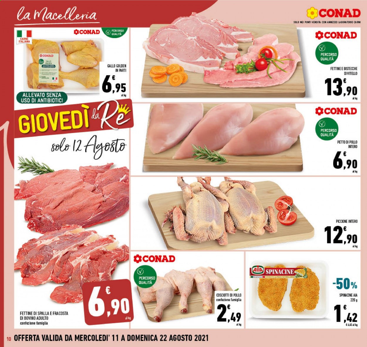 Volantino Conad - 11/8/2021 - 22/8/2021. Pagina 10