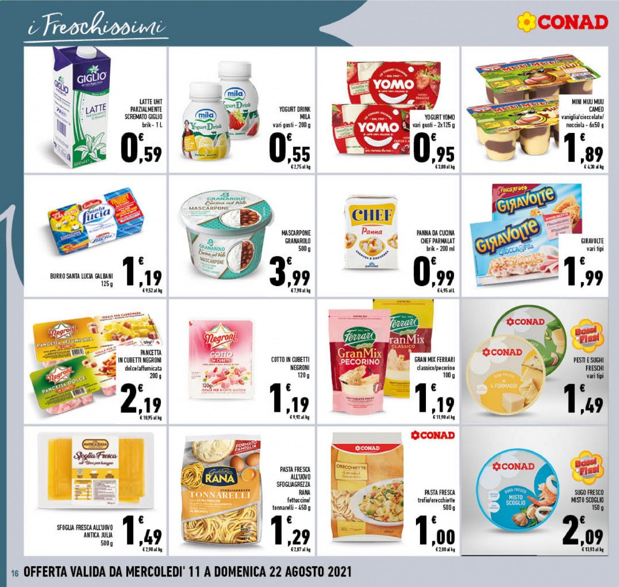 Volantino Conad - 11/8/2021 - 22/8/2021. Pagina 16