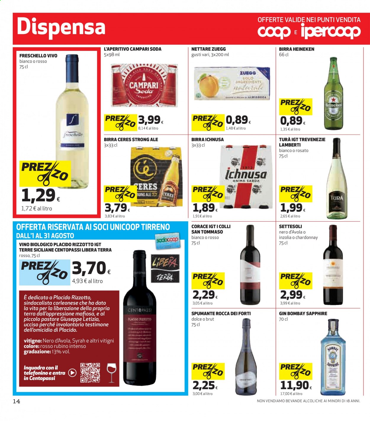 Volantino Coop - 12/8/2021 - 25/8/2021. Pagina 14