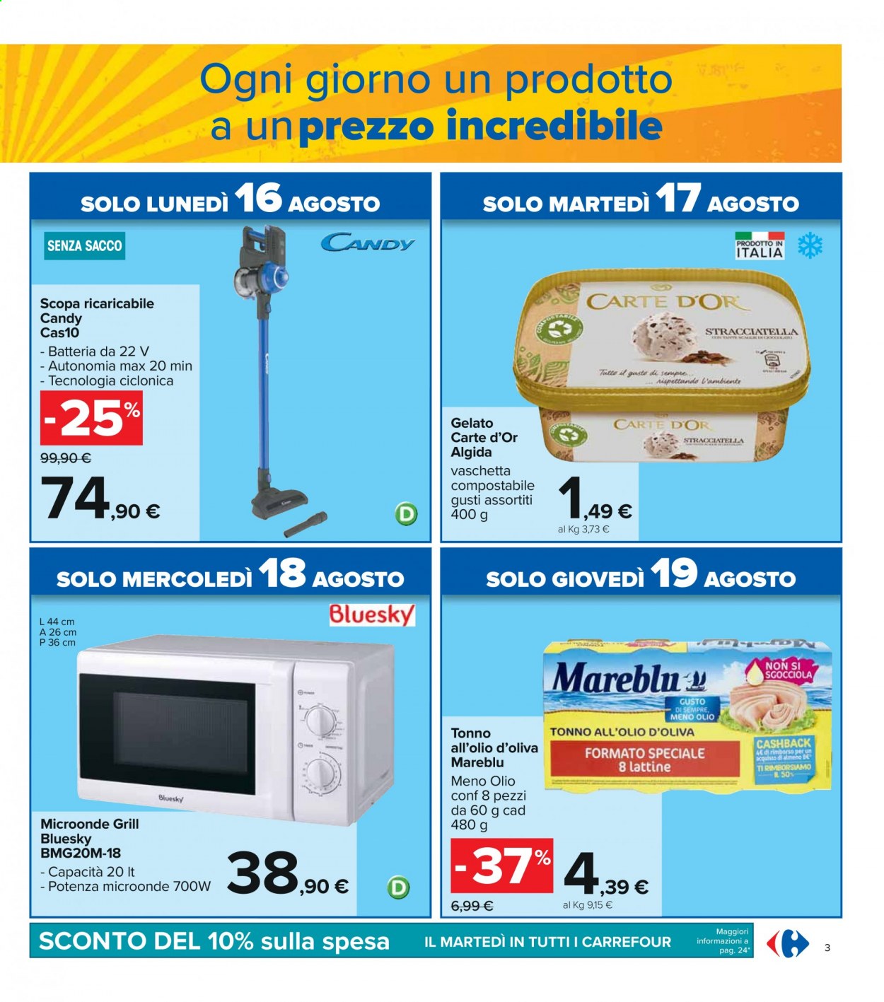 Volantino Carrefour - 12/8/2021 - 26/8/2021. Pagina 3