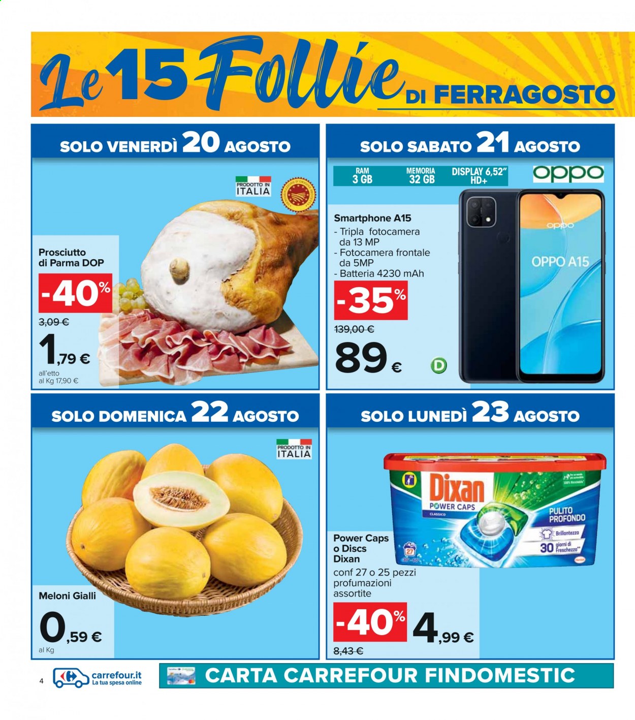 Volantino Carrefour - 12/8/2021 - 26/8/2021. Pagina 4
