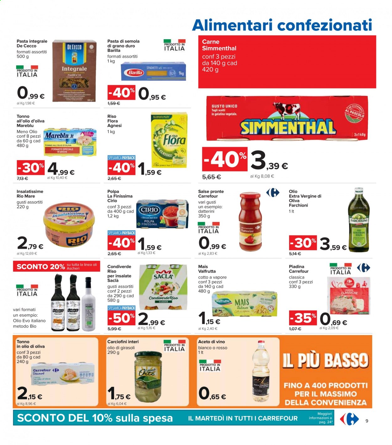 Volantino Carrefour - 12/8/2021 - 26/8/2021. Pagina 9
