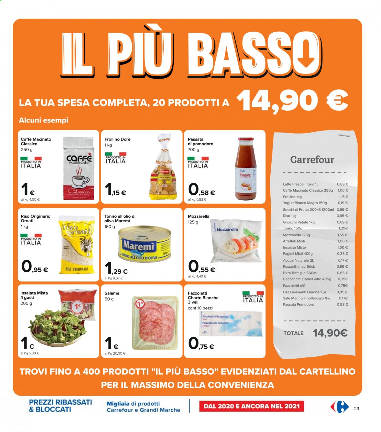 Volantino Carrefour - 12/8/2021 - 26/8/2021. Pagina 23