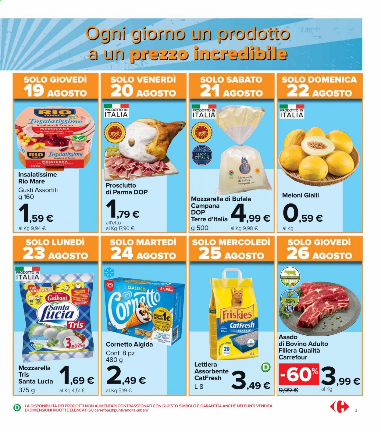 Leták Carrefour - 12.8.2021 - 26.8.2021. Strana 3