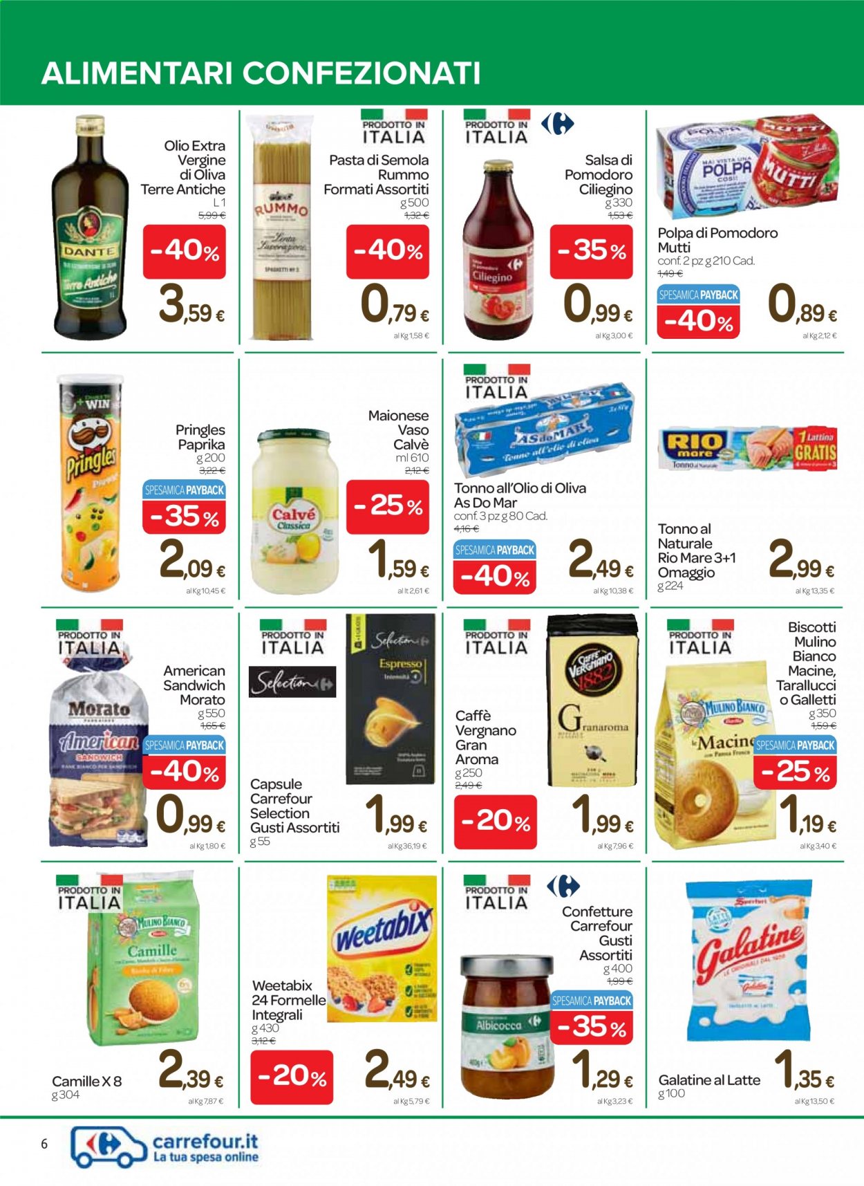 Volantino Carrefour - 12/8/2021 - 24/8/2021. Pagina 6