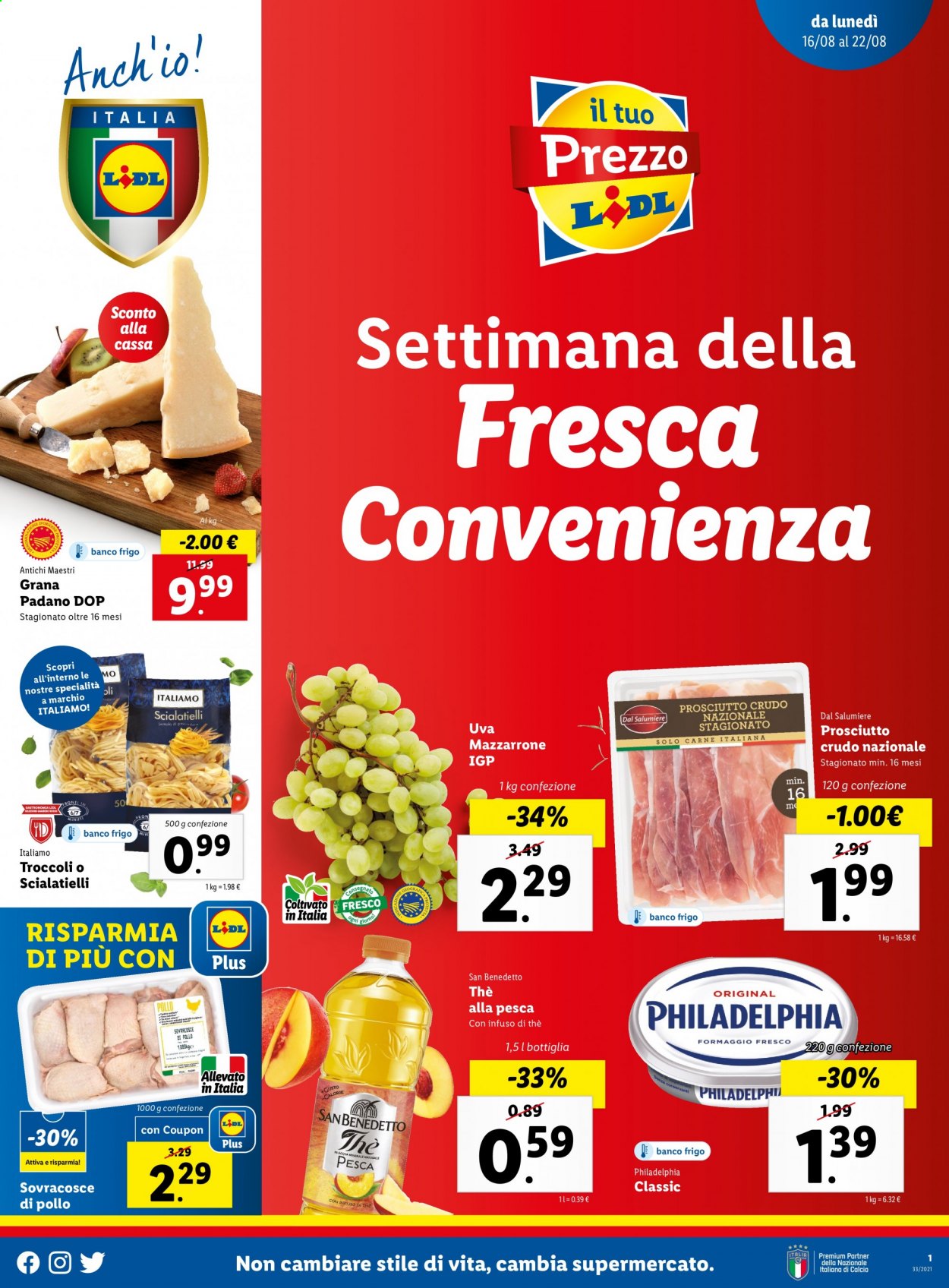 Volantino Lidl - 16/8/2021 - 22/8/2021. Pagina 1