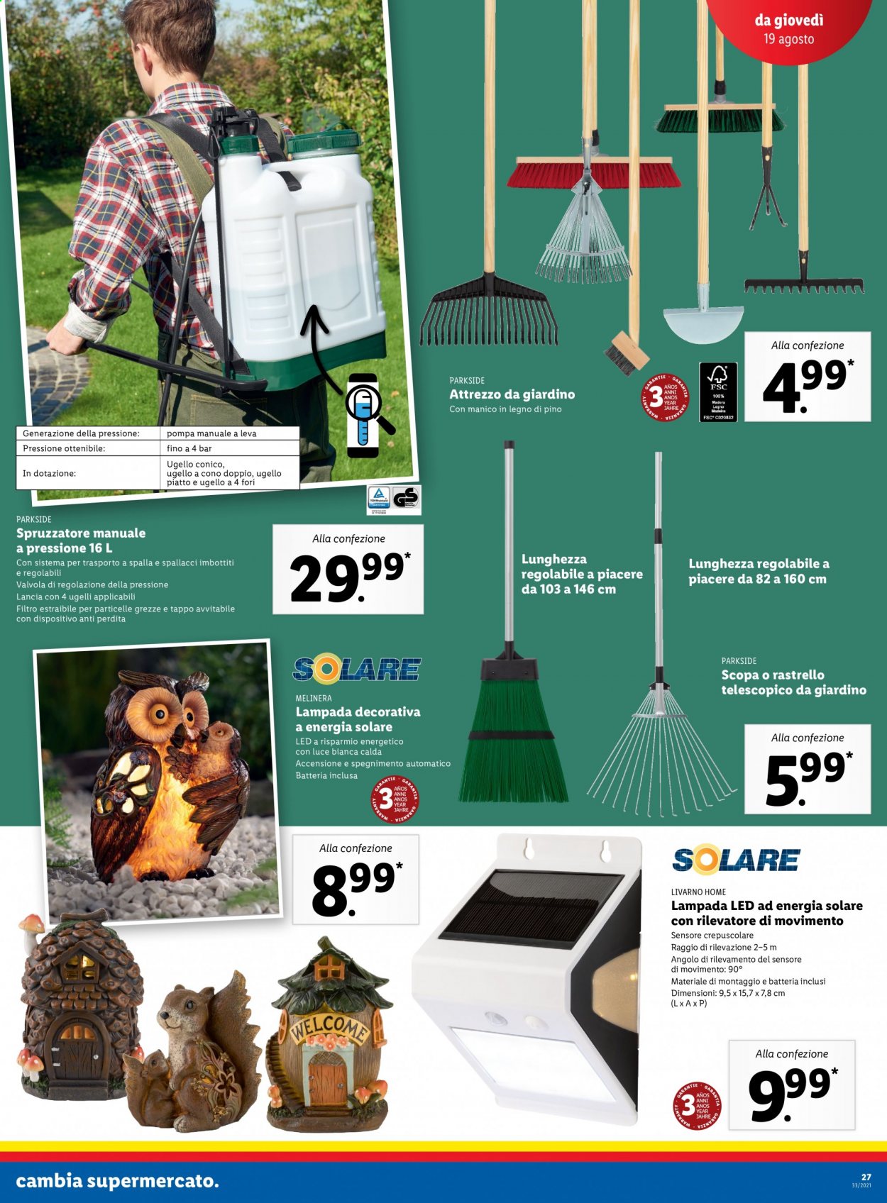 Volantino Lidl - 16/8/2021 - 22/8/2021. Pagina 27