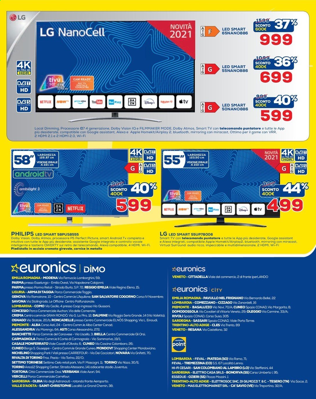 Volantino Euronics - 12/8/2021 - 31/8/2021. Pagina 4