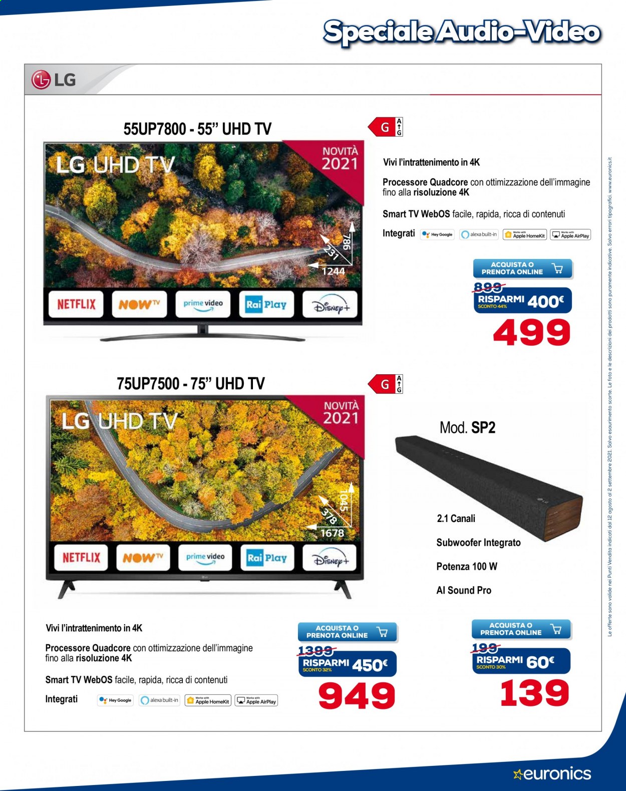 Volantino Euronics - 12/8/2021 - 2/9/2021. Pagina 5
