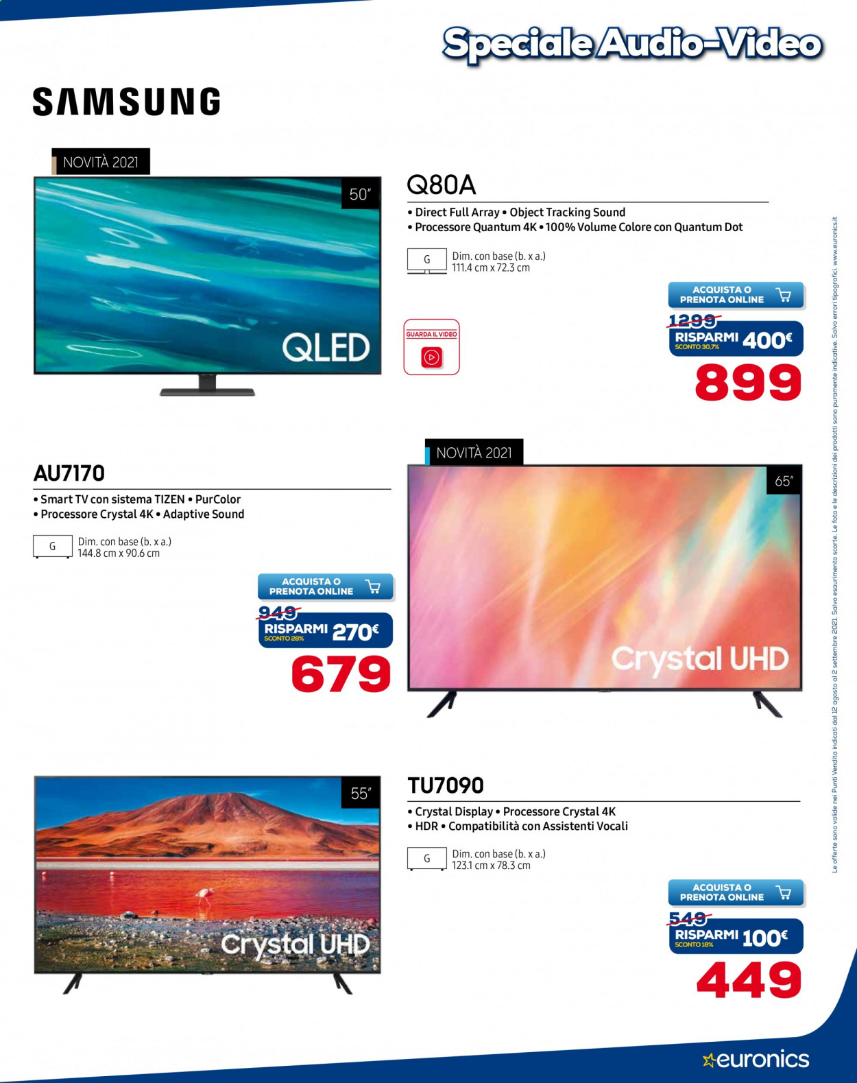 Volantino Euronics - 12/8/2021 - 2/9/2021. Pagina 7