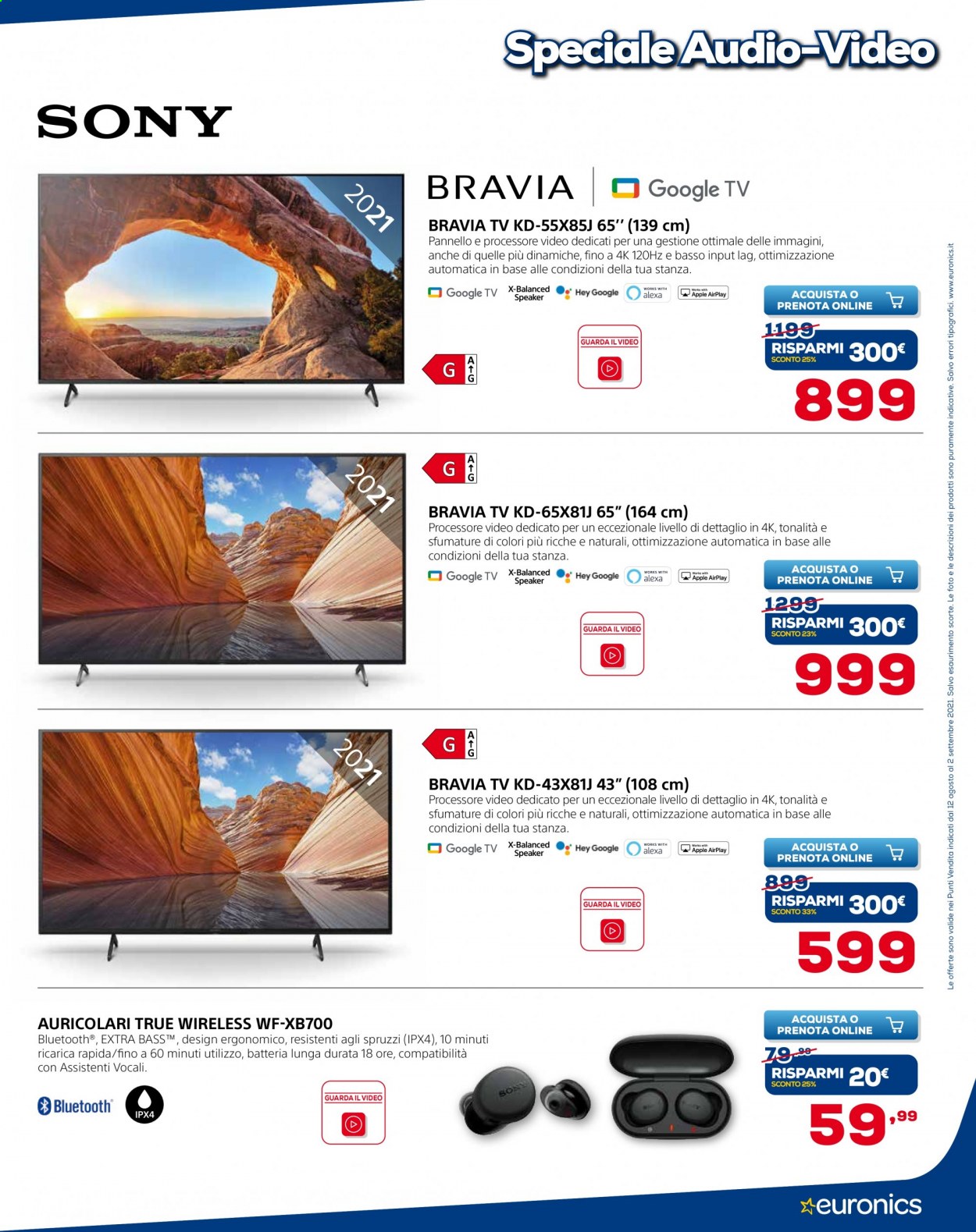 Volantino Euronics - 12/8/2021 - 2/9/2021. Pagina 9