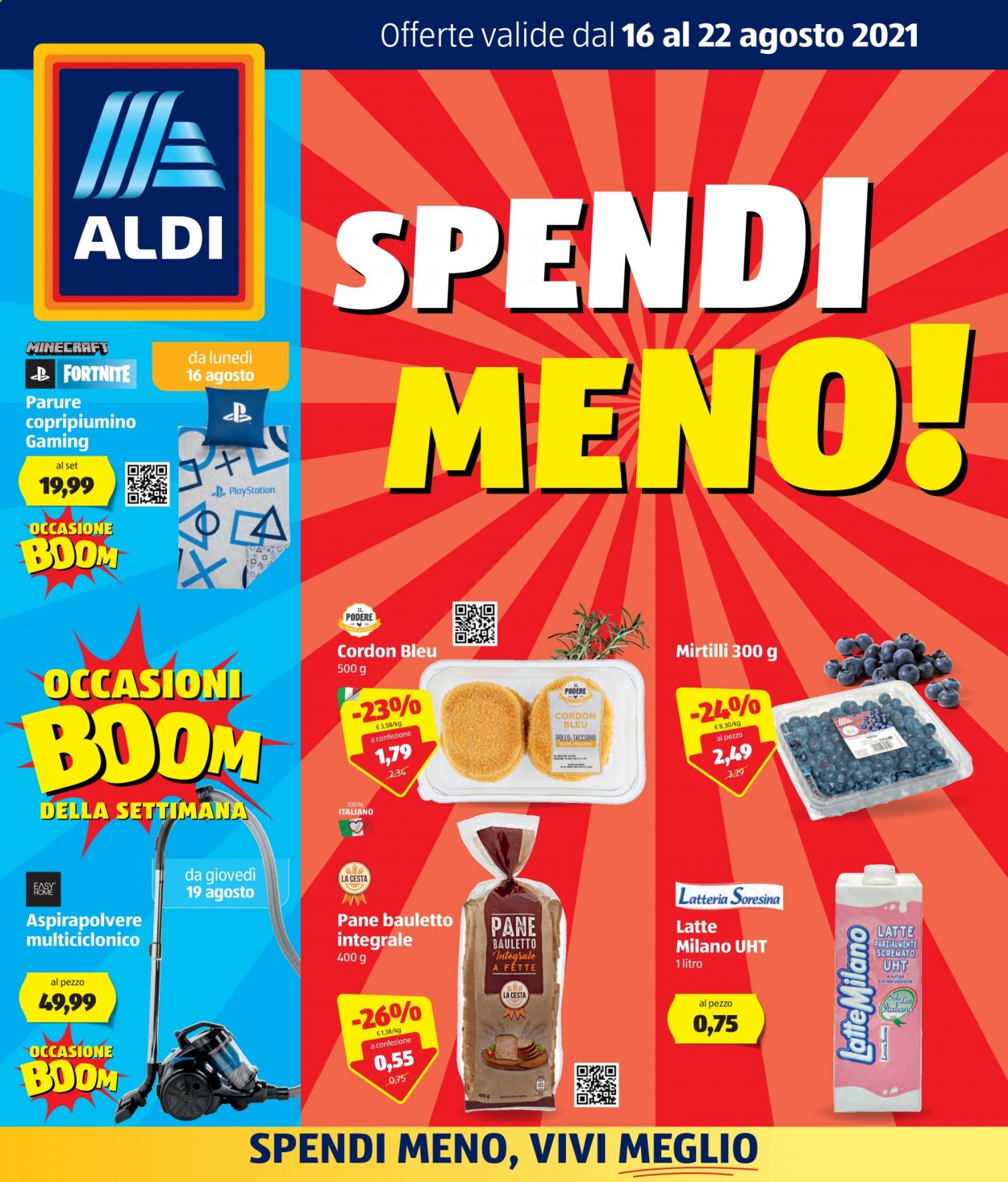Volantino Aldi - 16/8/2021 - 22/8/2021. Pagina 1