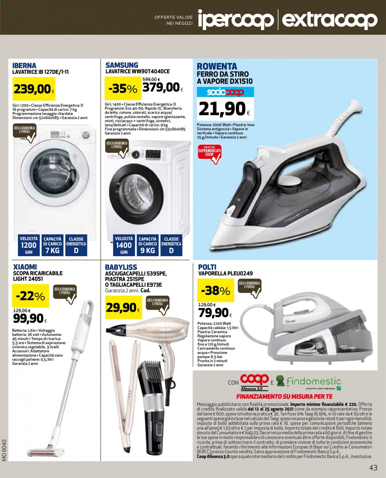 Volantino Coop - 12/8/2021 - 25/8/2021. Pagina 43