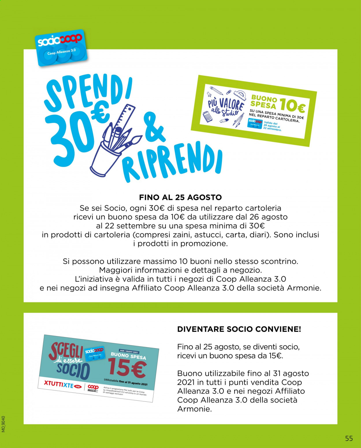 Volantino Coop - 12/8/2021 - 25/8/2021. Pagina 55