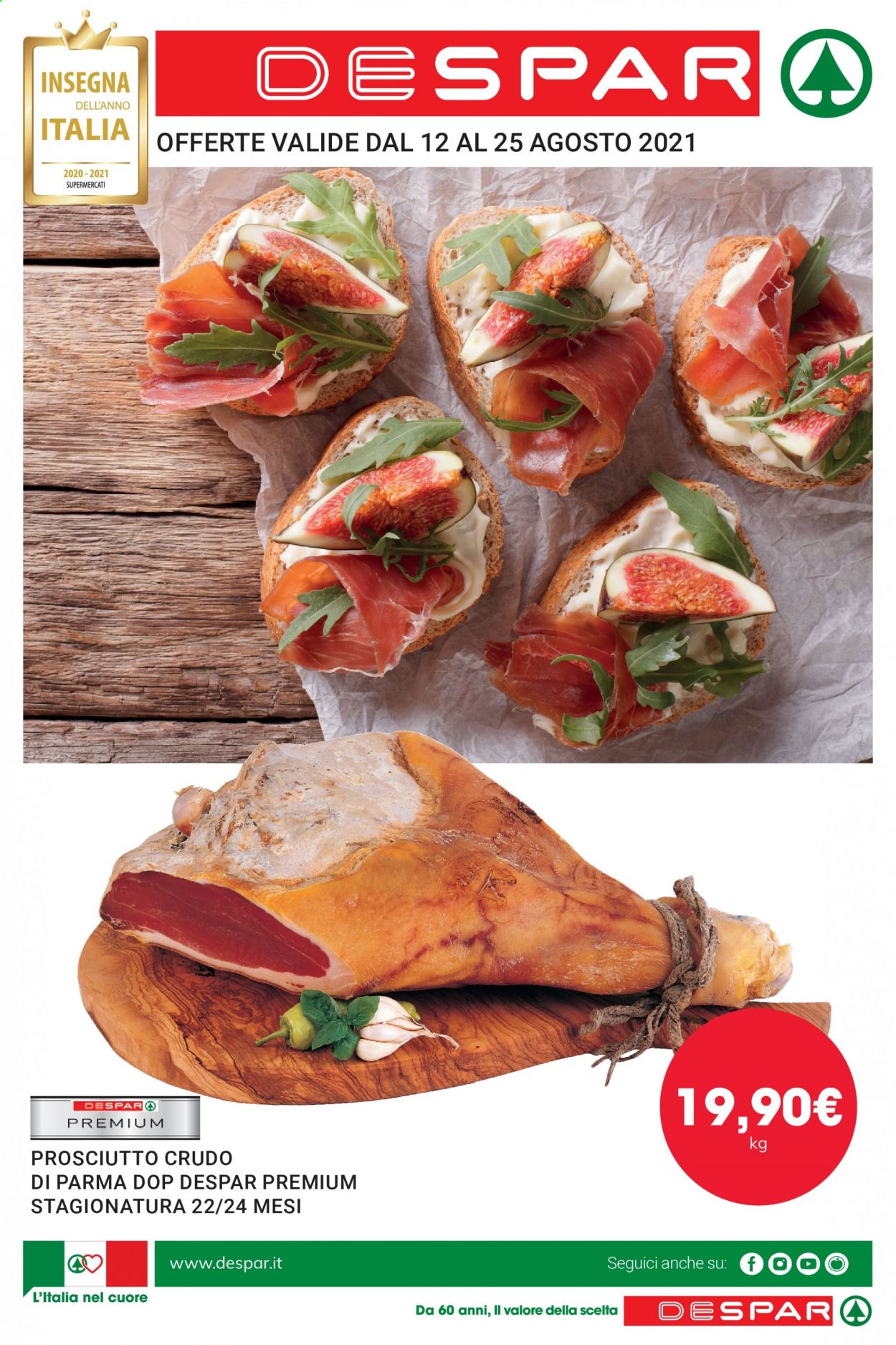 Volantino Despar - 12/8/2021 - 25/8/2021. Pagina 1
