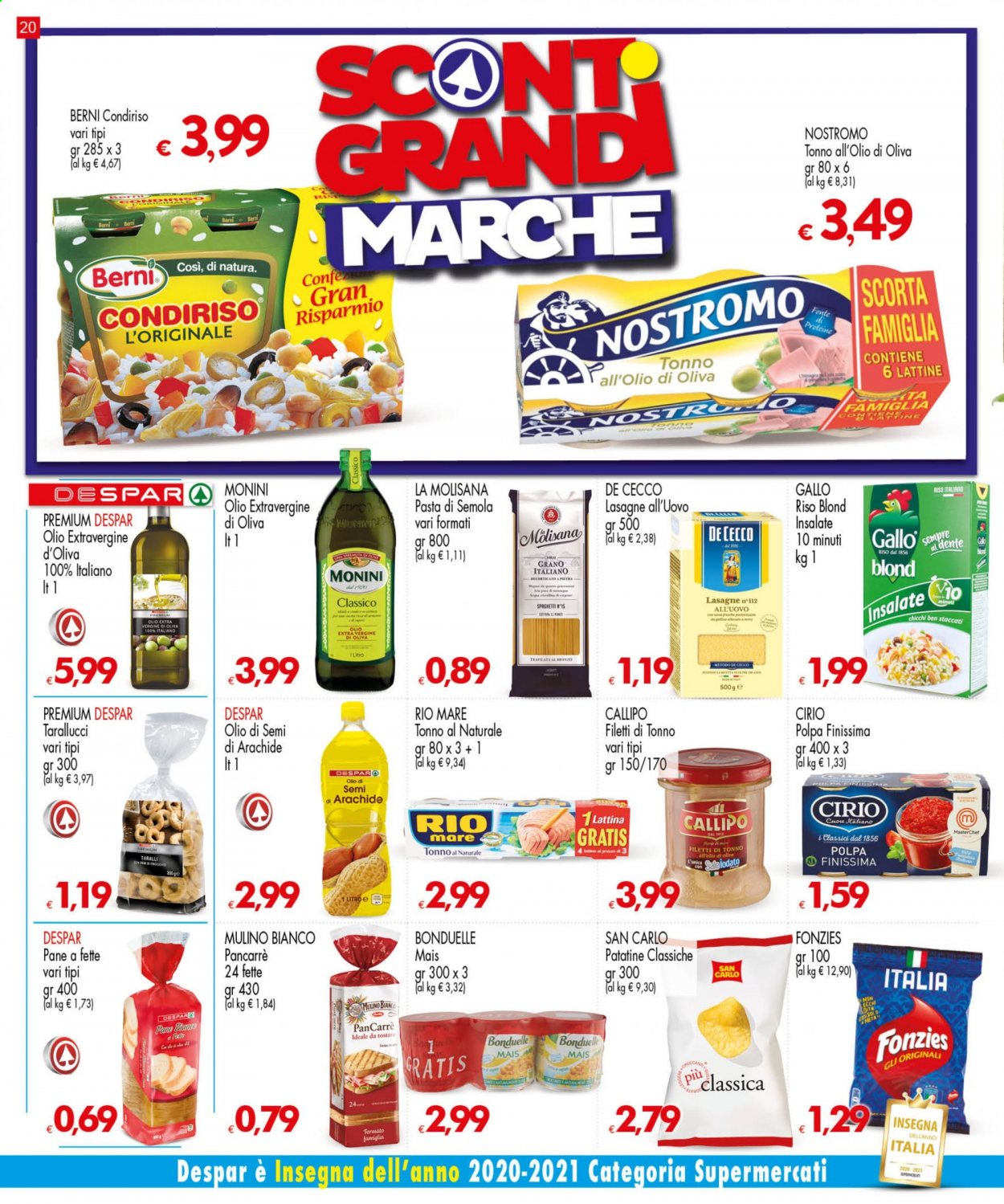Volantino Despar - 12/8/2021 - 25/8/2021. Pagina 20