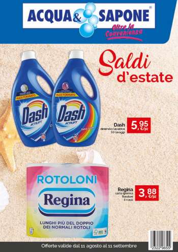 Volantino Acqua & Sapone - 11.8.2021 - 11.9.2021.