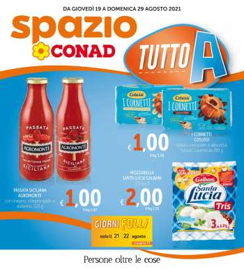 Volantino Conad - 19.8.2021 - 29.8.2021.