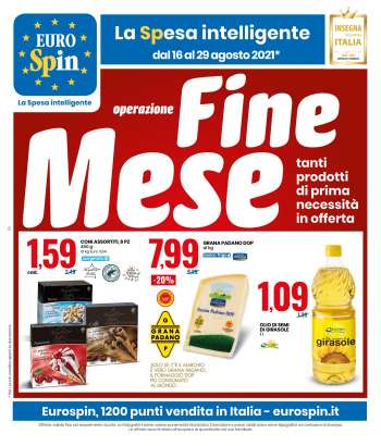 Volantino EuroSpin - 16.8.2021 - 29.8.2021.