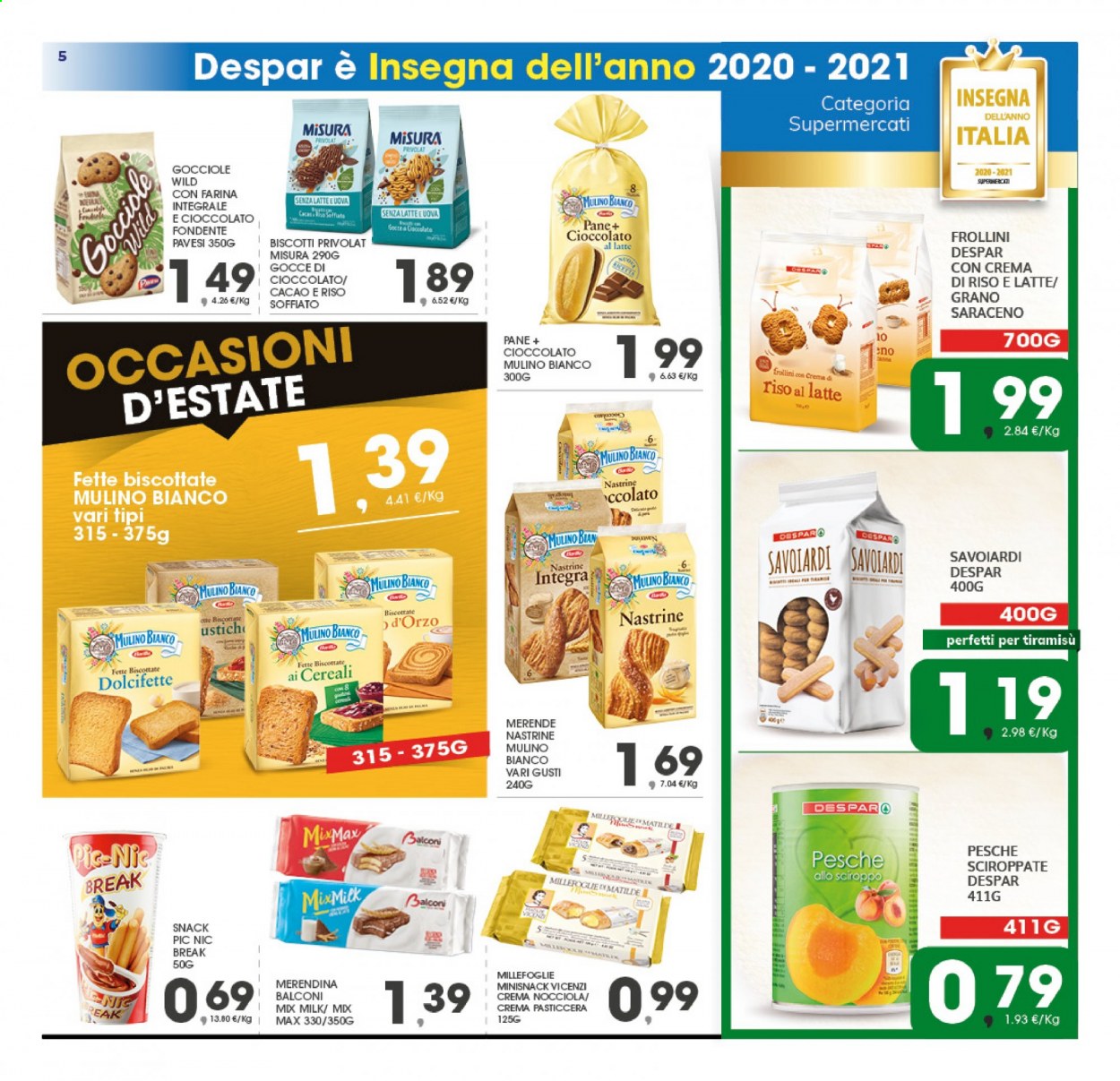 Volantino Eurospar - 16/8/2021 - 25/8/2021. Pagina 5