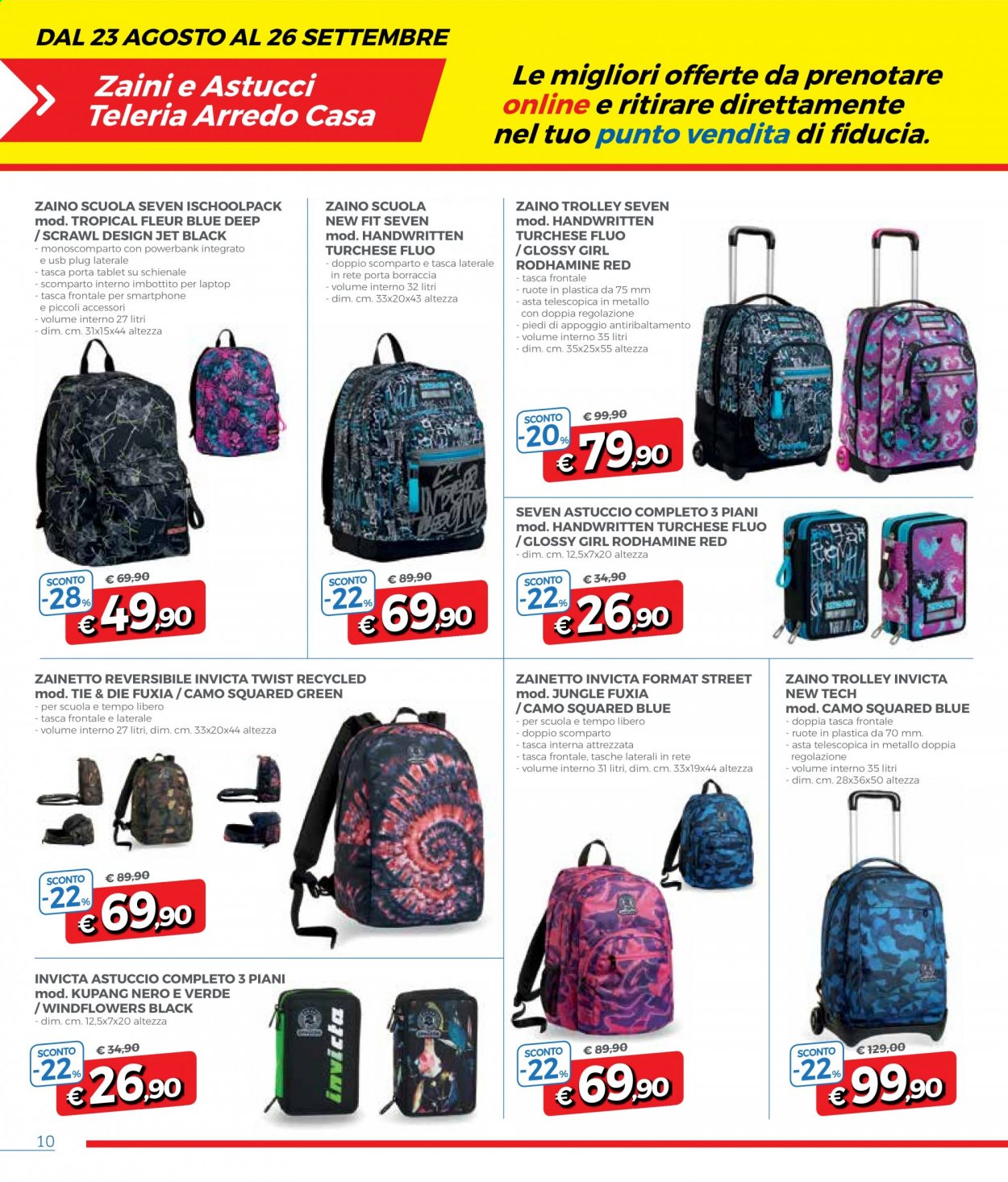 Volantino Famila - 23/8/2021 - 26/9/2021. Pagina 10