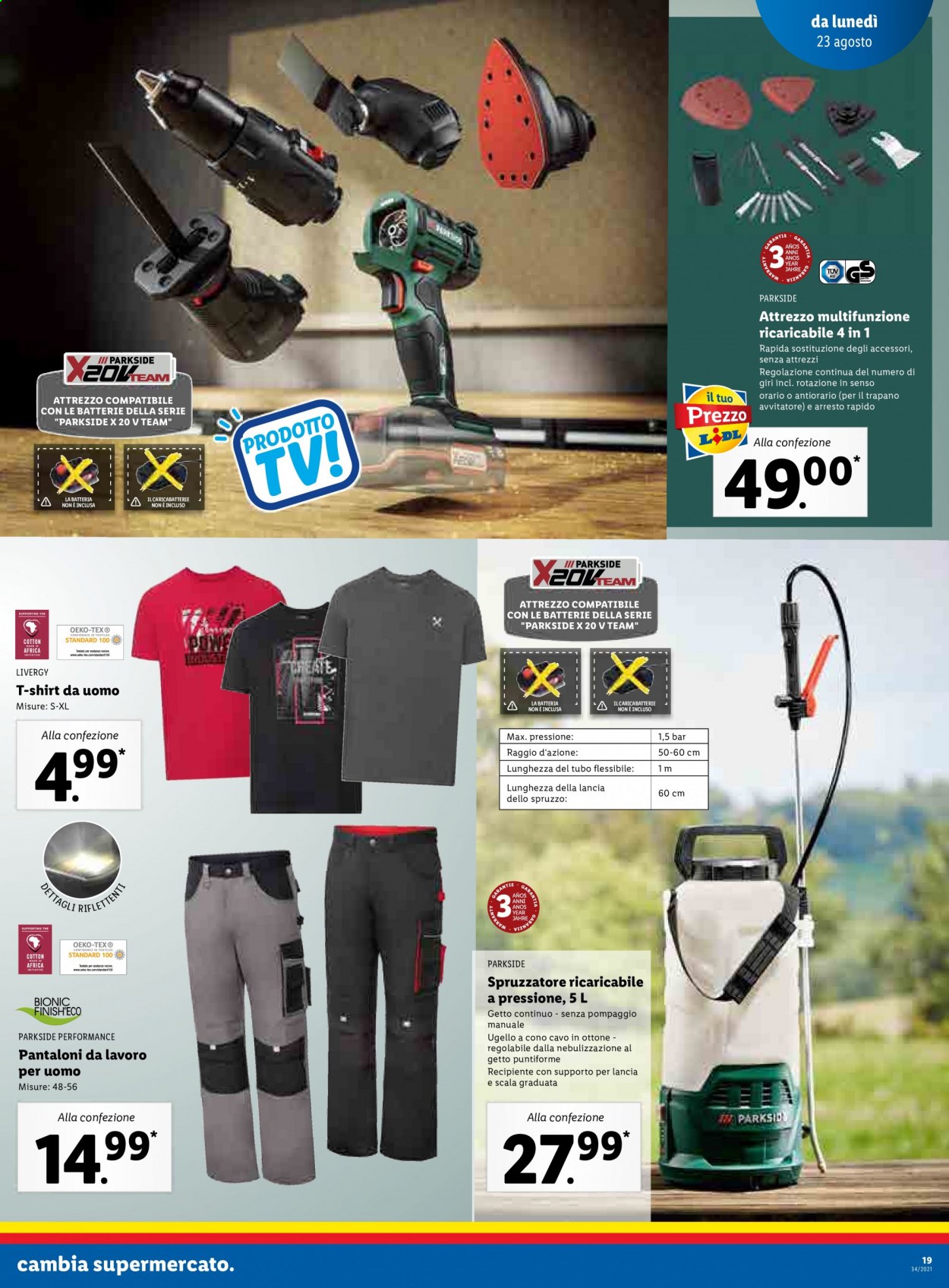 Volantino Lidl - 23/8/2021 - 29/8/2021. Pagina 19