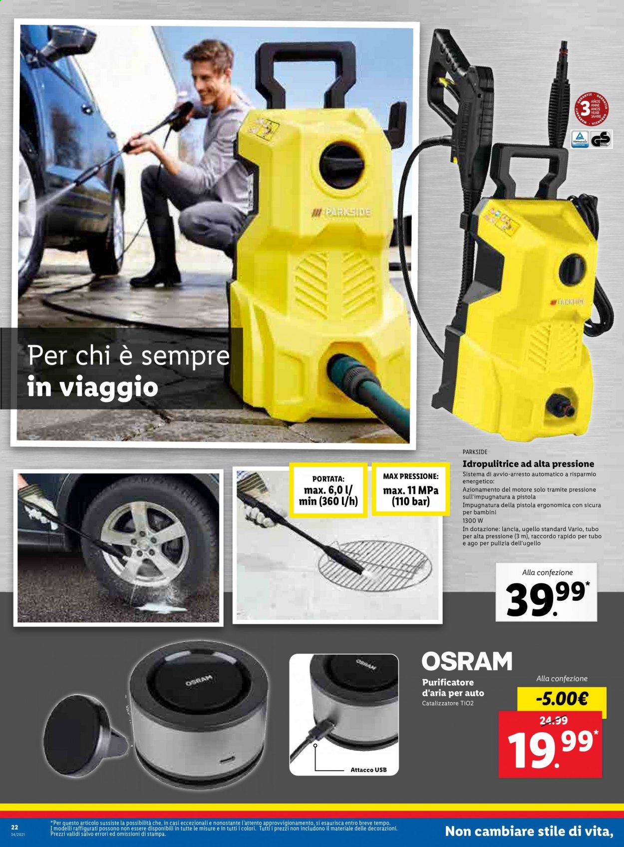 Volantino Lidl - 23/8/2021 - 29/8/2021. Pagina 22