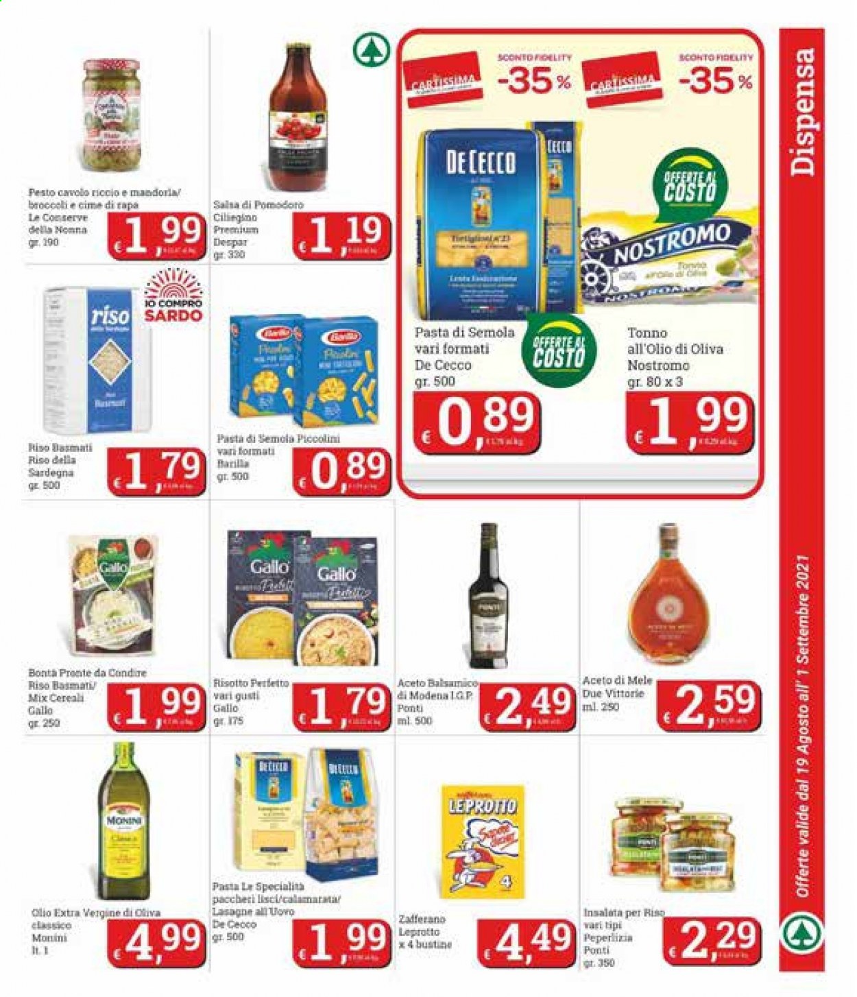 Volantino Despar - 19/8/2021 - 1/9/2021. Pagina 11