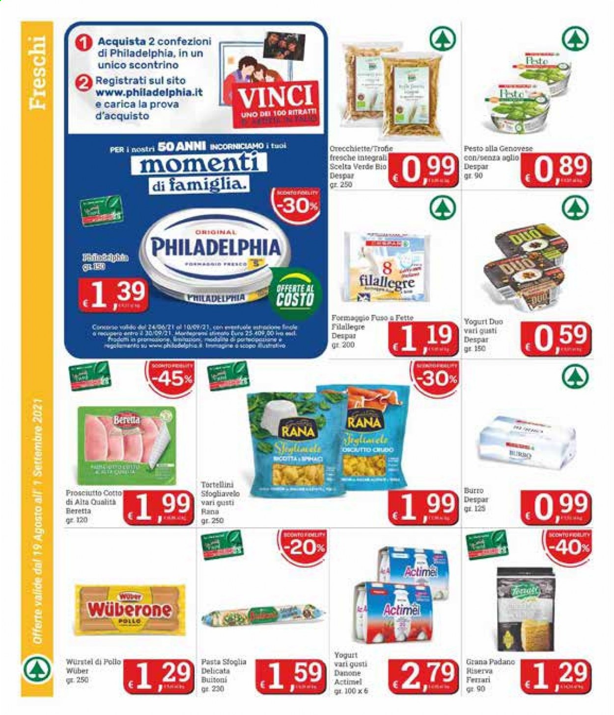 Volantino Eurospar - 19/8/2021 - 1/9/2021. Pagina 2