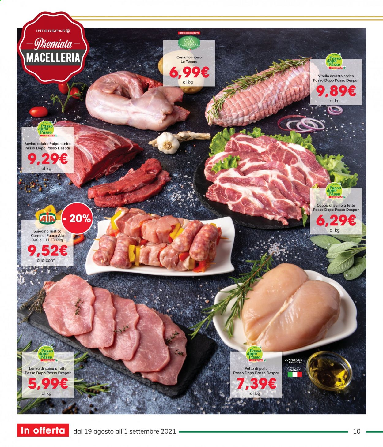Volantino Interspar - 19/8/2021 - 1/9/2021. Pagina 10