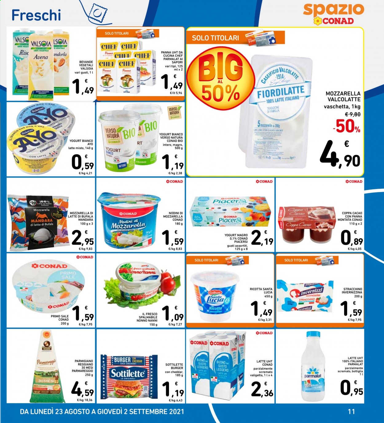 Volantino Conad - 23/8/2021 - 2/9/2021. Pagina 11