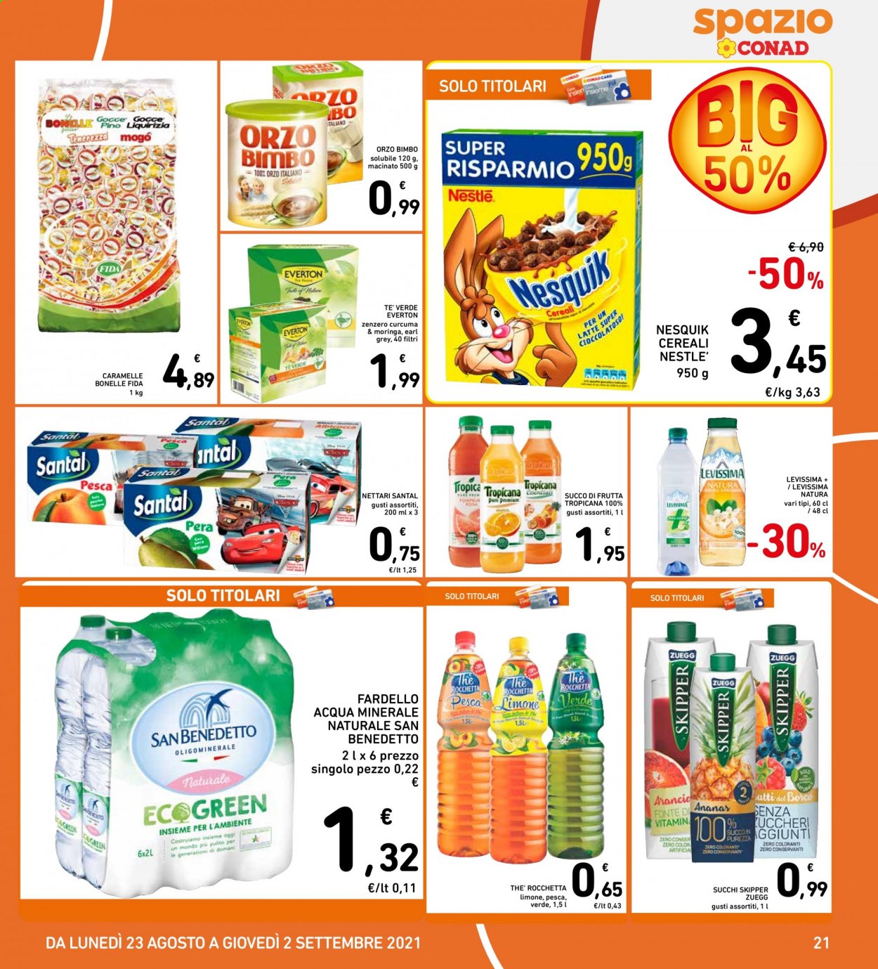 Volantino Conad - 23/8/2021 - 2/9/2021. Pagina 21
