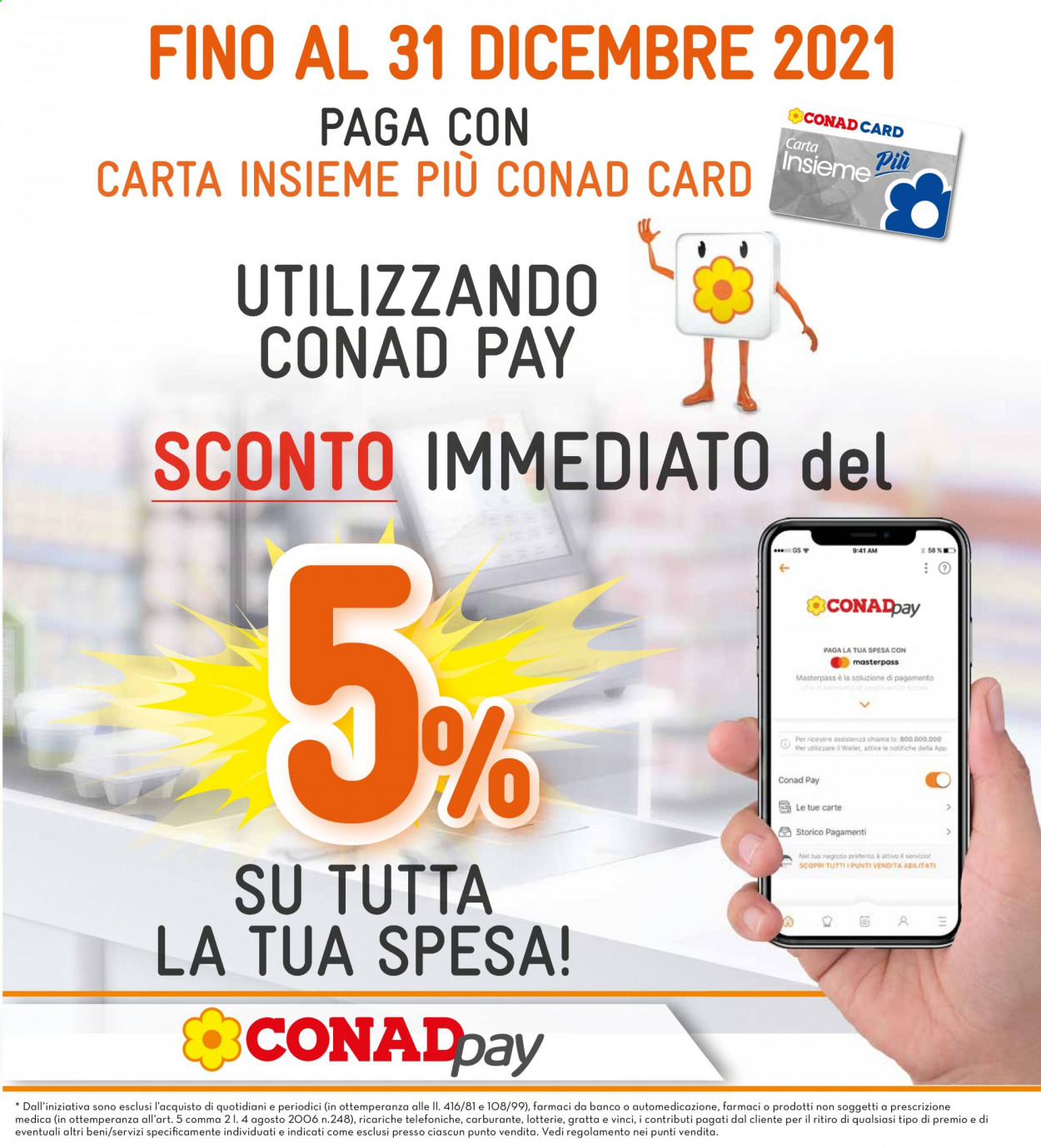 Volantino Conad - 23/8/2021 - 2/9/2021. Pagina 37