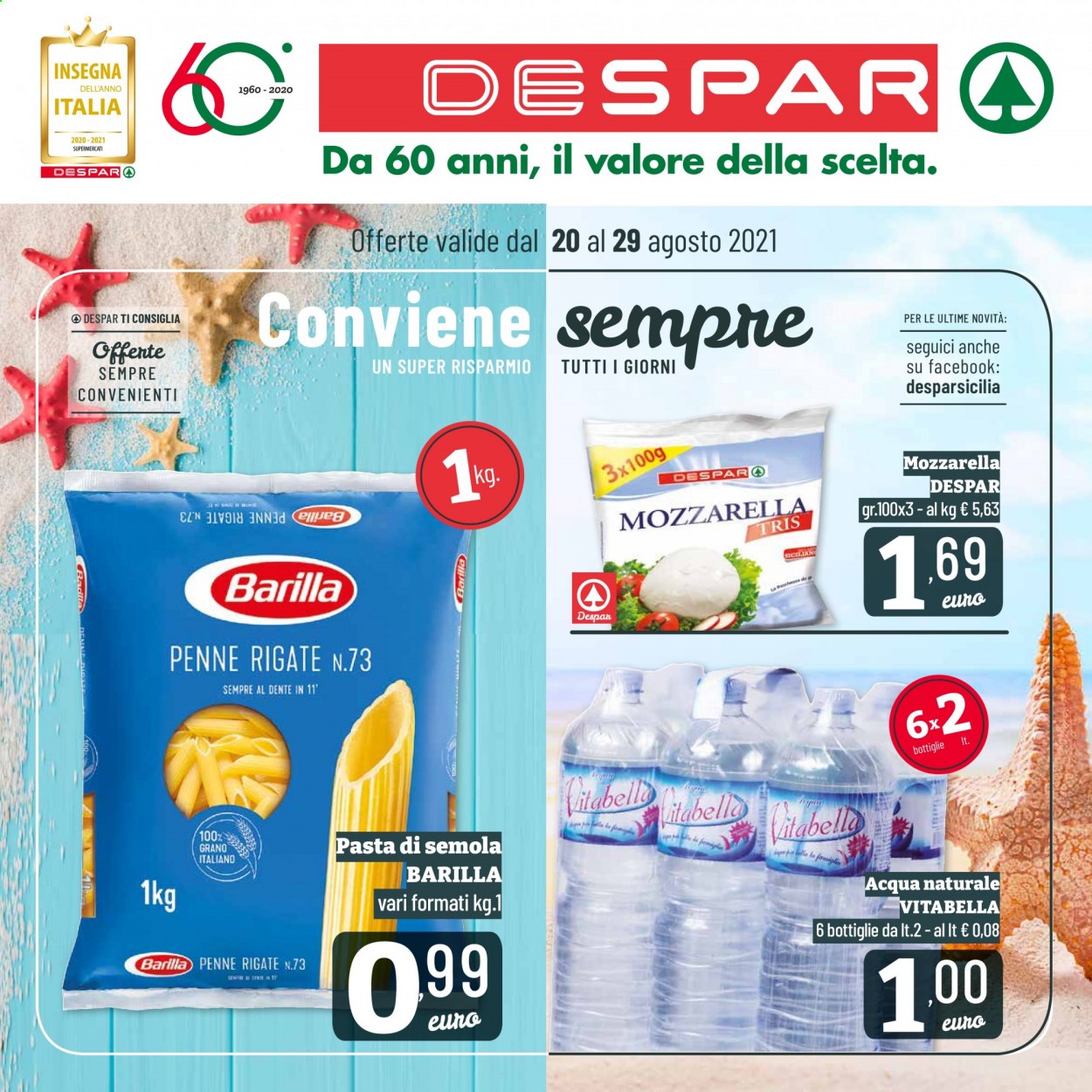 Volantino Despar - 20/8/2021 - 29/8/2021. Pagina 16