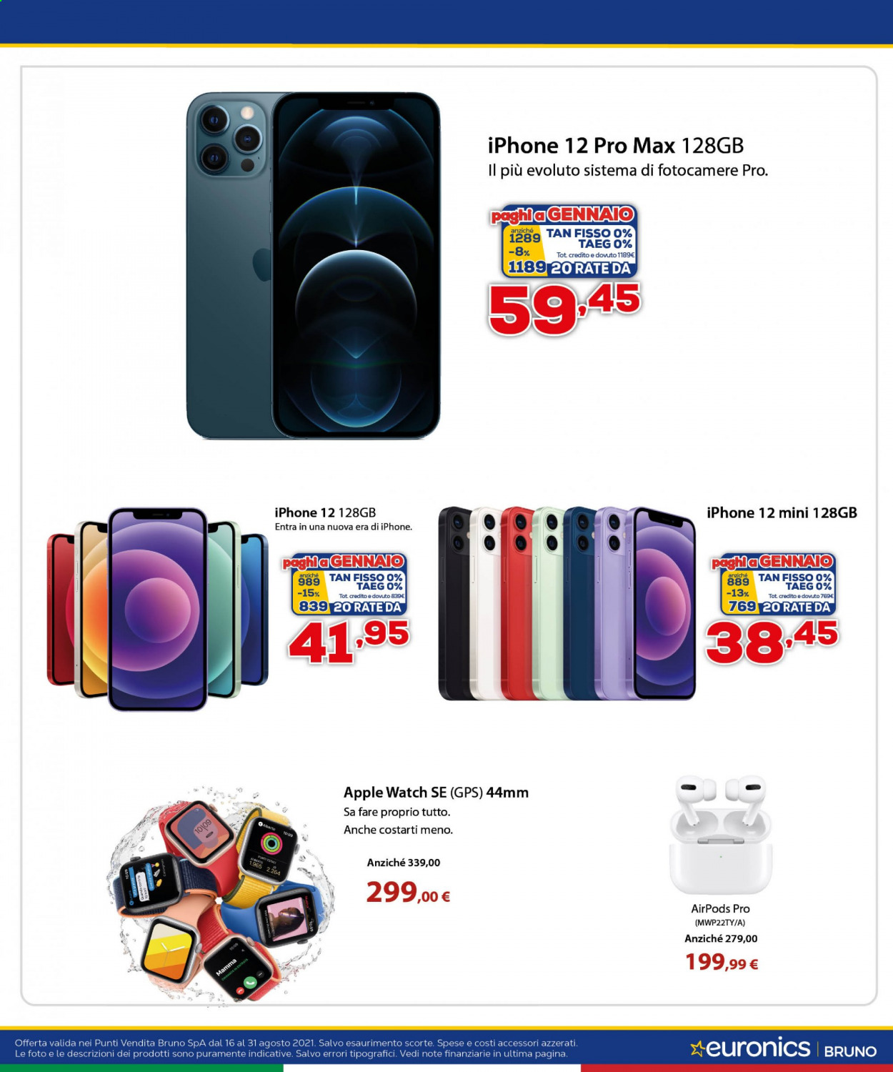 Volantino Euronics - 16/8/2021 - 31/8/2021. Pagina 3