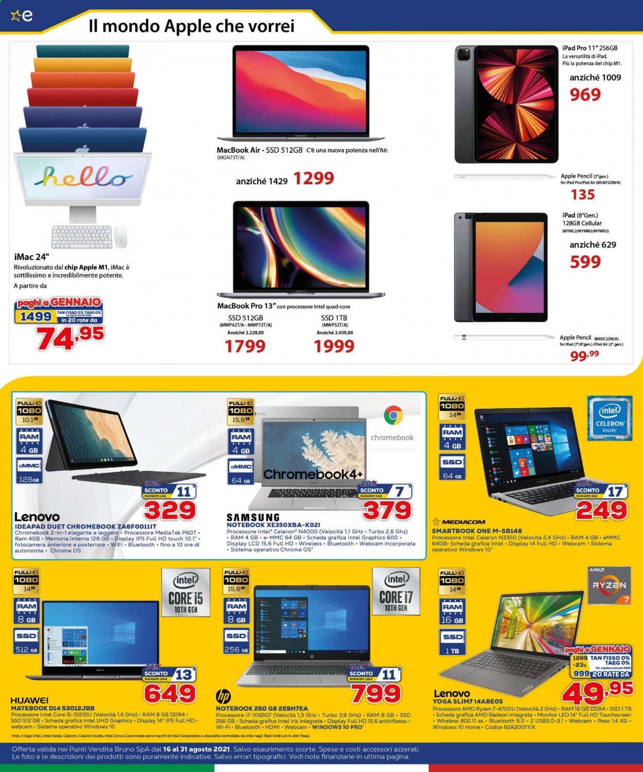 Volantino Euronics - 16/8/2021 - 31/8/2021. Pagina 8