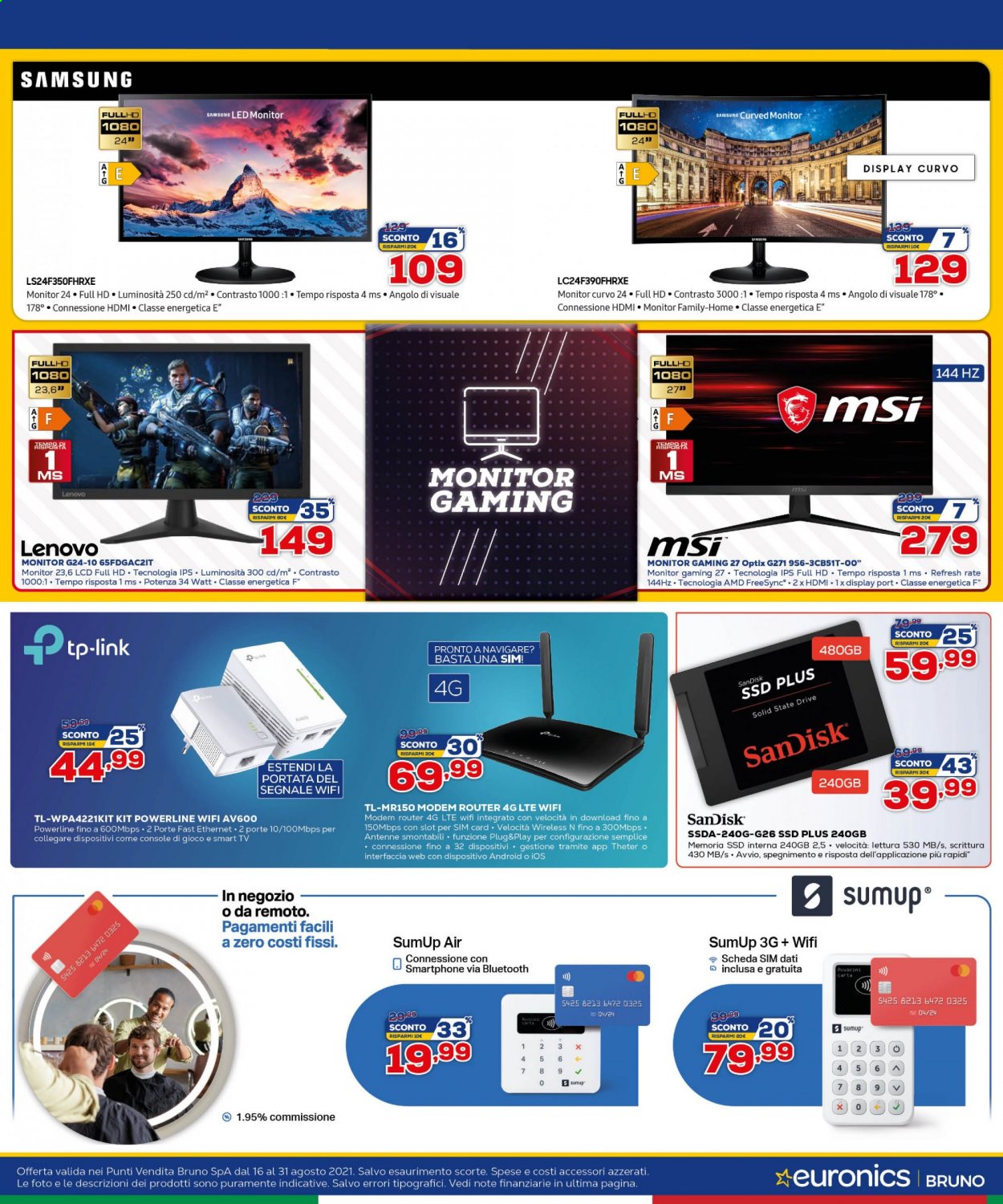 Volantino Euronics - 16/8/2021 - 31/8/2021. Pagina 12