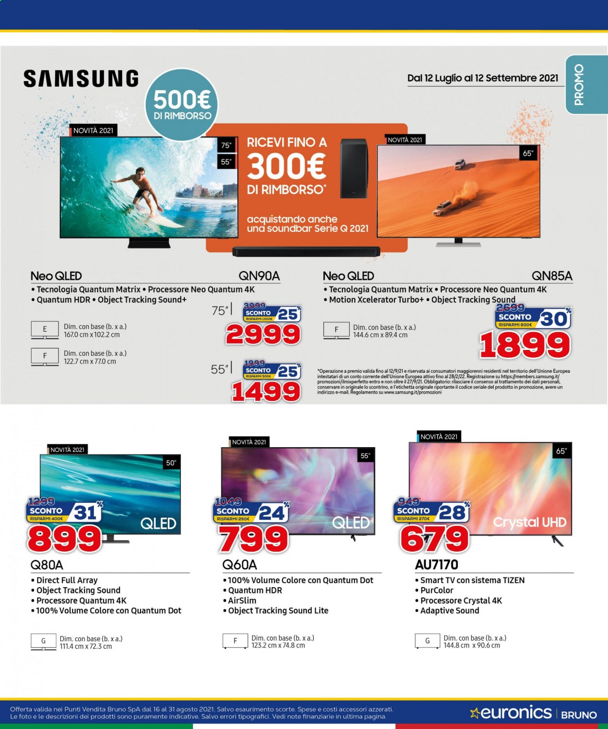 Volantino Euronics - 16/8/2021 - 31/8/2021. Pagina 16
