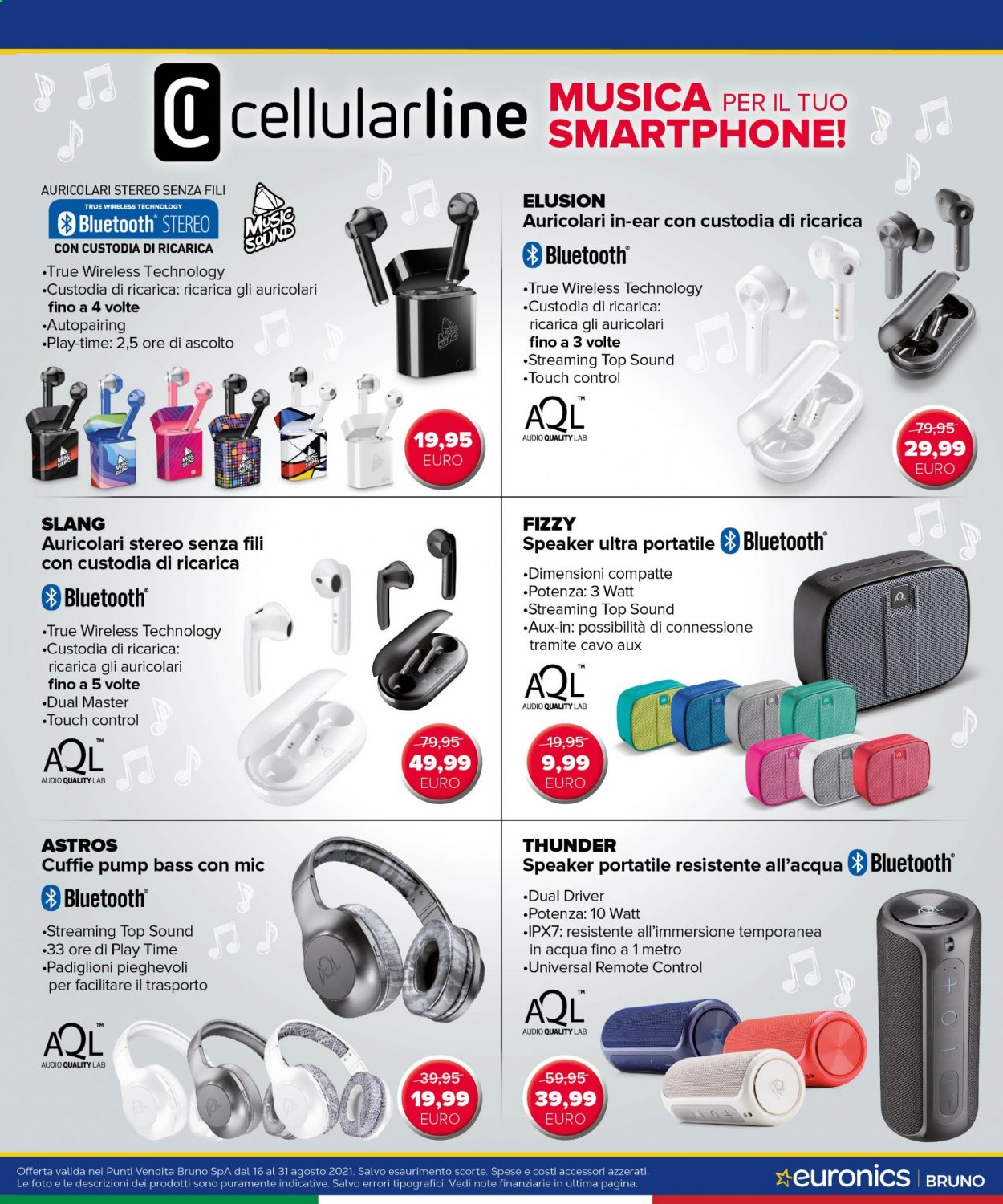 Volantino Euronics - 16/8/2021 - 31/8/2021. Pagina 19