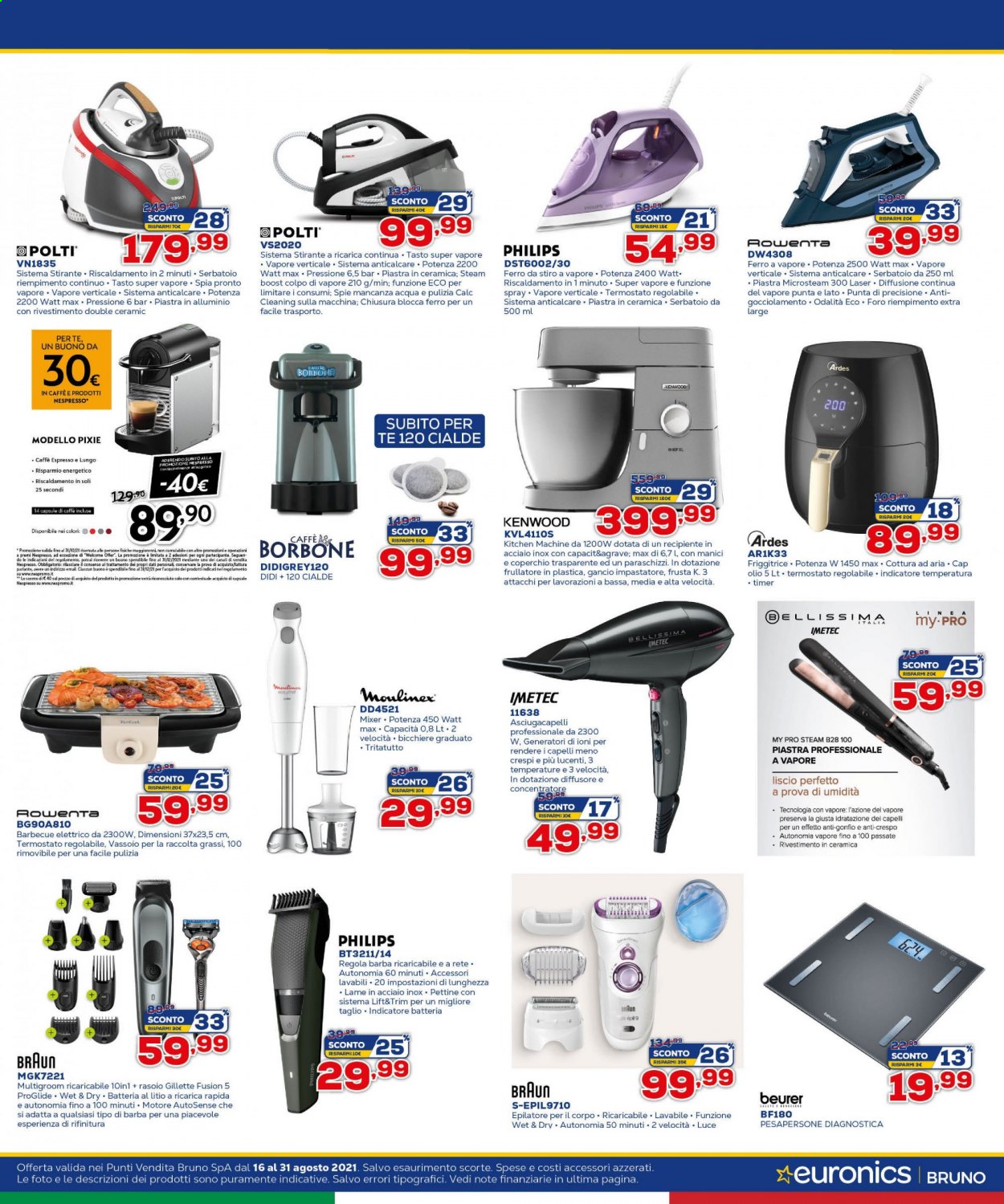 Volantino Euronics - 16/8/2021 - 31/8/2021. Pagina 27