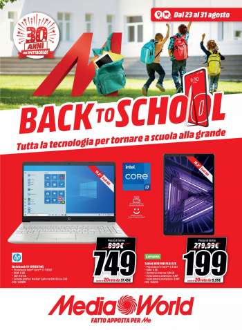 Volantino MediaWorld - 23.8.2021 - 31.8.2021.