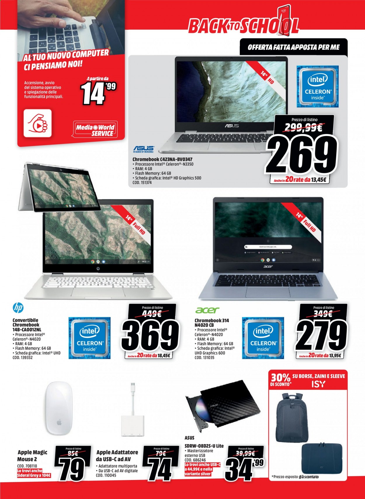 Volantino MediaWorld - 23/8/2021 - 31/8/2021. Pagina 4
